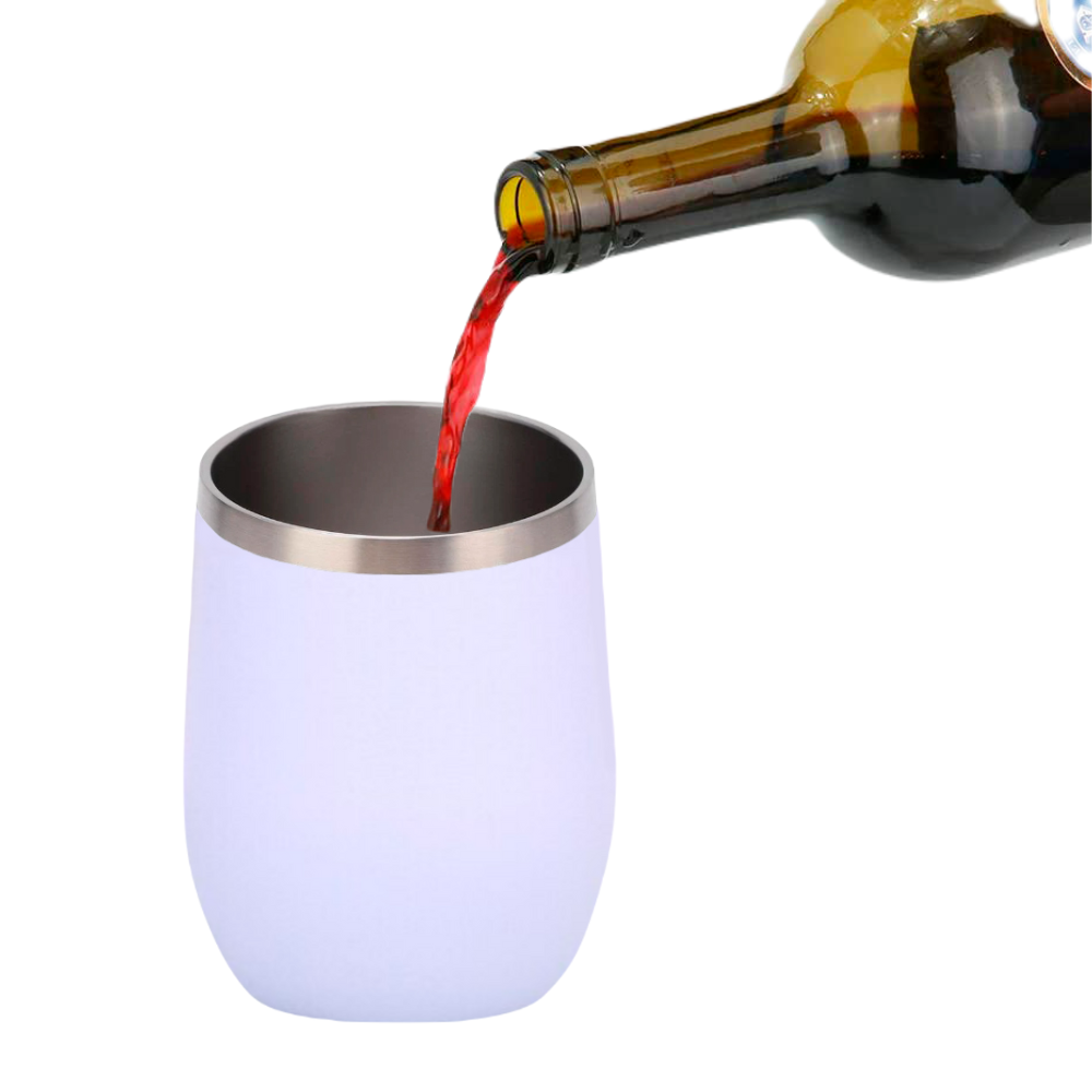 Termo Copa De Vino 355 Ml - Acero Doble Capa - Origami Home