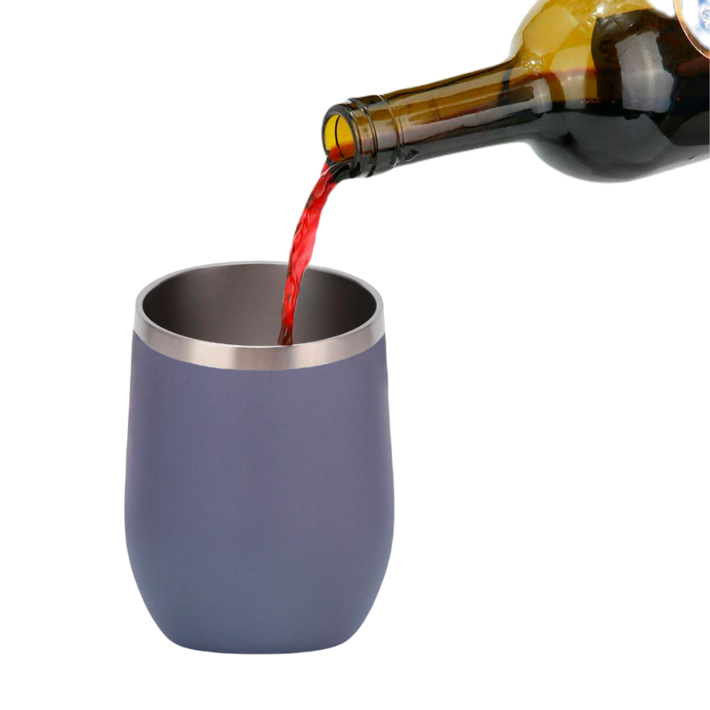 Termo Copa De Vino 355 Ml - Acero Doble Capa - Origami Home