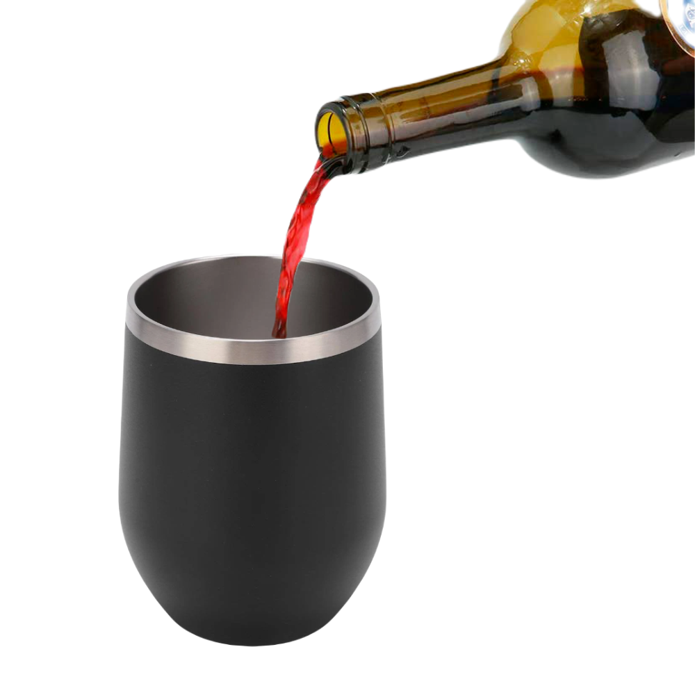 Termo Copa De Vino 355 Ml - Acero Doble Capa - Origami Home